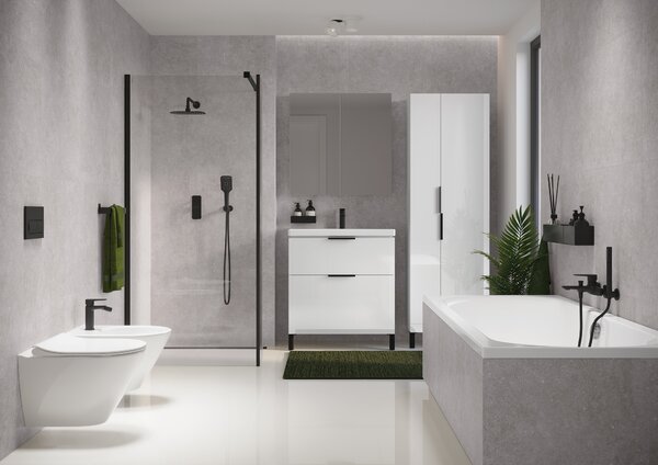 Cersanit City umyvadla se skříňkou 60 cm bílá S801-422