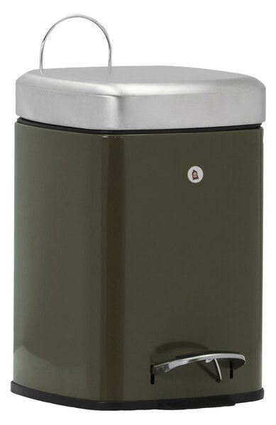 Kovový odpadkový koš Sort Deep Green 6 l