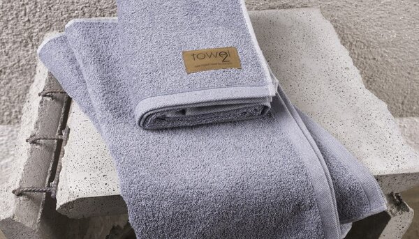 Clarysse Towel2 ECO ručník denim - 50x100 cm (sada 2 ks)