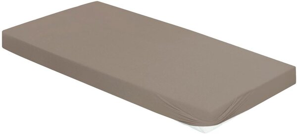 Bierbaum jersey prostěradlo mastic - 80-100 x 200 cm