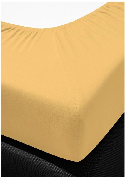 Bierbaum jersey prostěradlo med - 80-100 x 200 cm