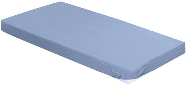 Bierbaum saténové prostěradlo Blau - 90x200 cm