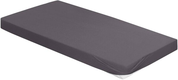 Bierbaum jersey prostěradlo kamenná šeď - 80-100 x 200 cm