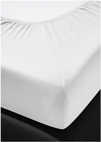 Bierbaum saténové prostěradlo Offwhite - 90x200 cm