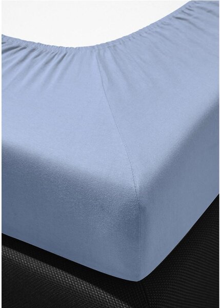 Bierbaum saténové prostěradlo Blau - 90x200 cm