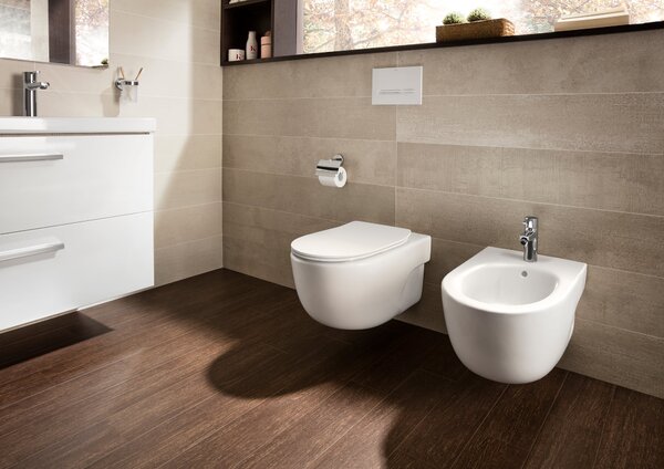 Roca Meridian-N Compacto sada wc s mísou a sedátkem závěsná bez splachovacího kruhu bílá A34H242000