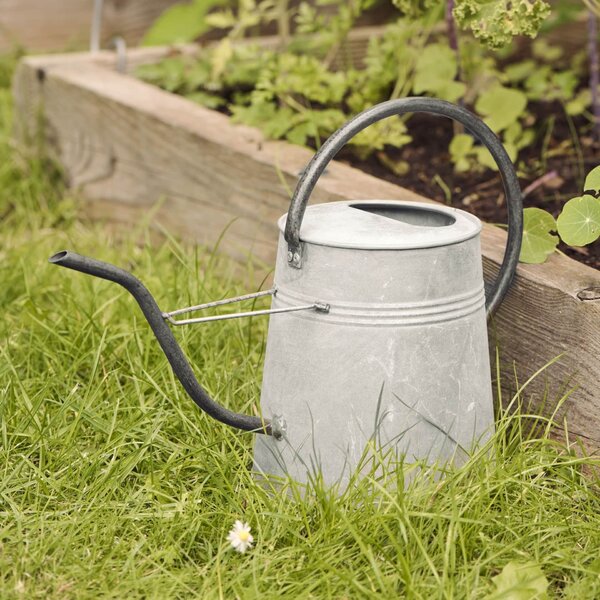 Kovová konev na zalévání Grey / Black 2,3 l