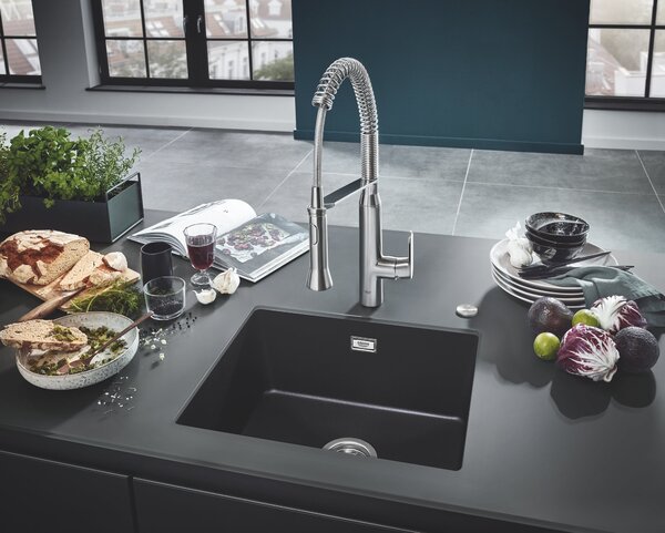 Grohe K700 granitový dřez 53.3x45.7 cm černá 31654AP0