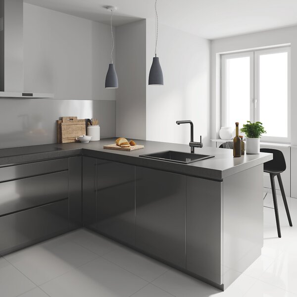 Grohe K700 granitový dřez 53.3x45.7 cm černá 31654AP0