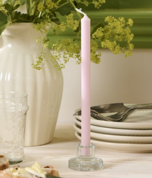 Svíčka Taper Light Pink 20 cm