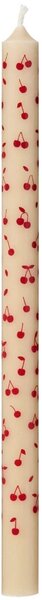 Svíčka Taper Red Cherries 20 cm