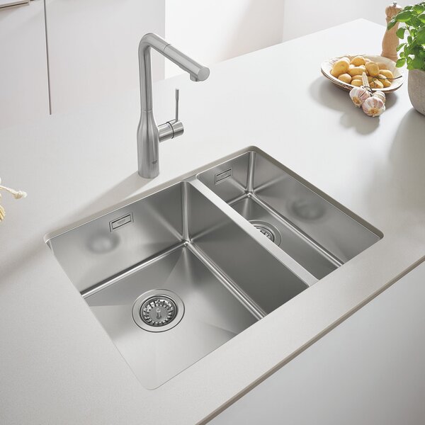 Grohe K700 ocelový dřez 59.5x45 cm 31577SD1
