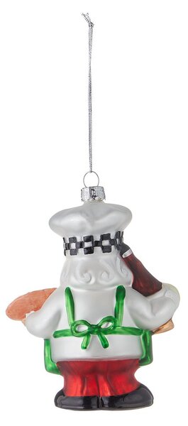HANG ON Skleněná ozdoba italský Santa