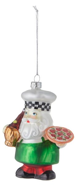 HANG ON Skleněná ozdoba italský Santa