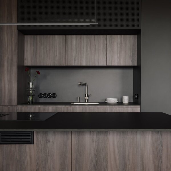 Omnires Albany kuchyňská baterie stojící inox AB1455IN