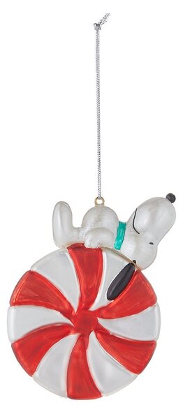 PEANUTS Skleněná ozdoba "Snoopy Candy"