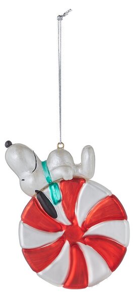 PEANUTS Skleněná ozdoba "Snoopy Candy"