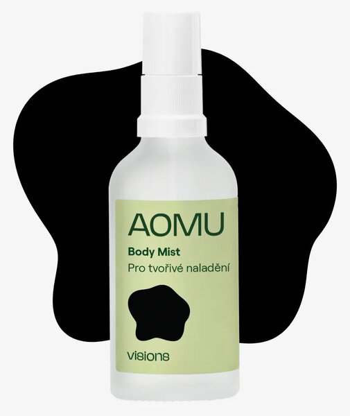AOMU Visions Body Mist přírodní mlha pro tvořivé naladění a inspiraci Objem: 10 ml