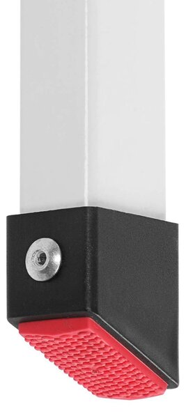 Skládací schůdky STEP, 3 stupně, max. 150 kg, bílá/černá SongmicsHome