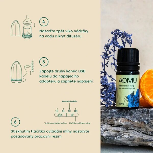 AOMU Urban ultrasonický aroma difuzér