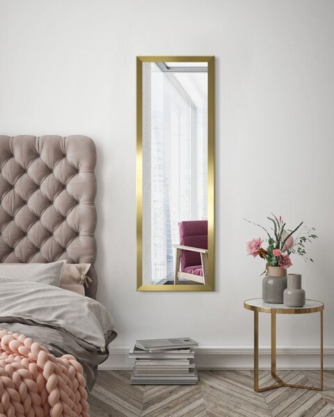 Styler Cannes zrcadlo 47x127 cm obdélníkový zlatá LU-12275