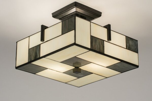 Stropní skleněné svítidlo Art Deco Apertura (LMD)