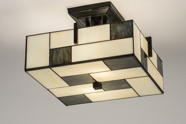 Stropní skleněné svítidlo Art Deco Apertura (LMD)