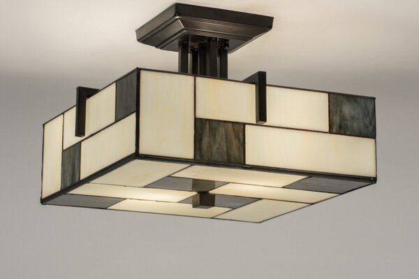 Stropní skleněné svítidlo Art Deco Apertura (LMD)