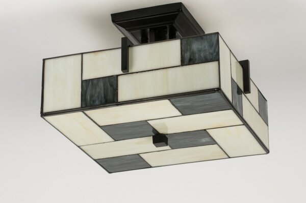 Stropní skleněné svítidlo Art Deco Apertura (LMD)