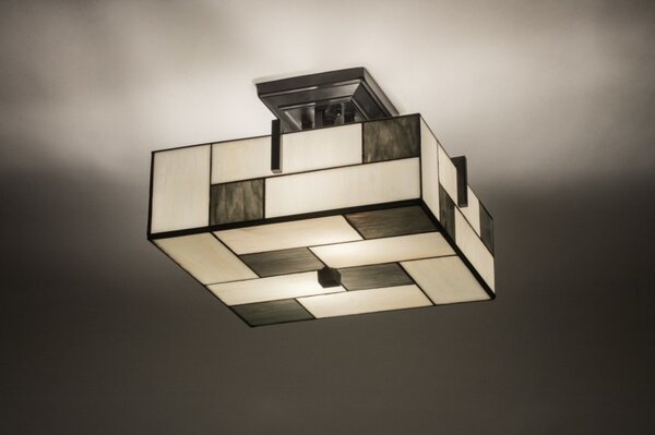Stropní skleněné svítidlo Art Deco Apertura (LMD)