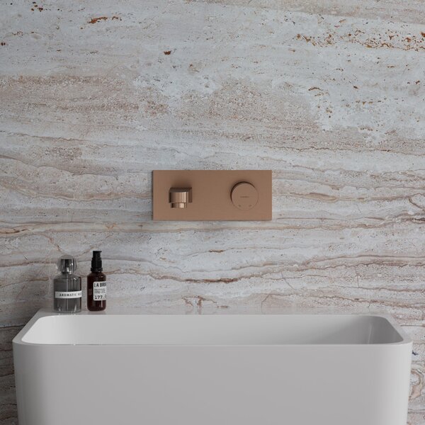 Omnires Contour umyvadlová baterie pod omítku měděná CT8015CPB