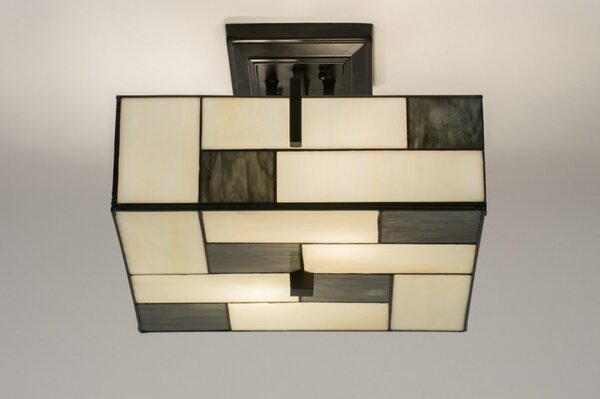 Stropní skleněné svítidlo Art Deco Apertura (LMD)