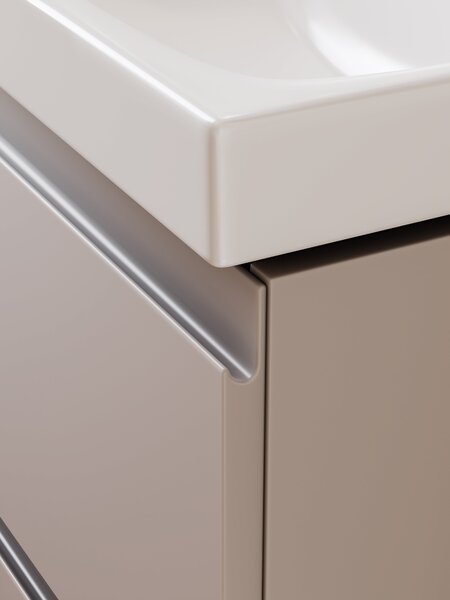 Cersanit Moduo umyvadla se skříňkou 50 cm béžová S801-593