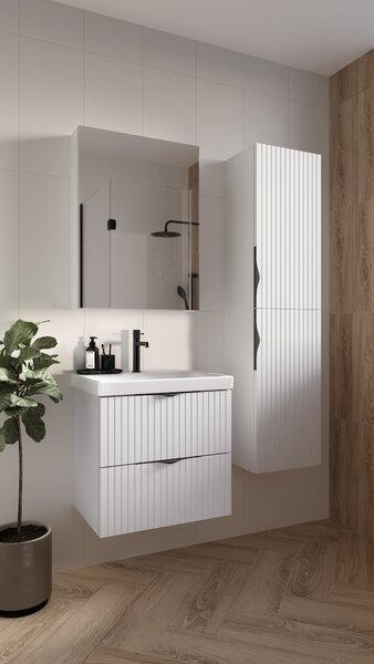 Cersanit Tirso umyvadla se skříňkou 80 cm bílá S801-547