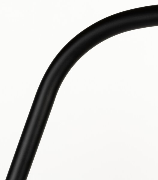 -25 % Dny MOMENTI– White Label Černá kovová stojací lampa WLL MARTINE 224 cm