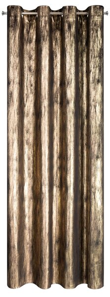 ZATEMŇOVACÍ ZÁVĚS NA KROUŽCÍCH EMILA 140X250 CM VZOROVANÁ