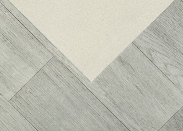 Breno PVC TRENTO Natural Oak 196L - šedé dřevo, šíře 400 cm