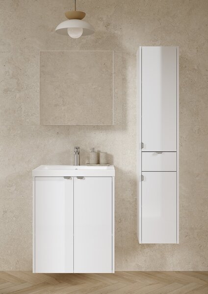 Cersanit Ovida umyvadla se skříňkou 60 cm bílá S4047-002
