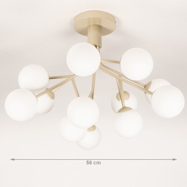 Stropní svítidlo do obýváku Element 12 Taupe (LMD)
