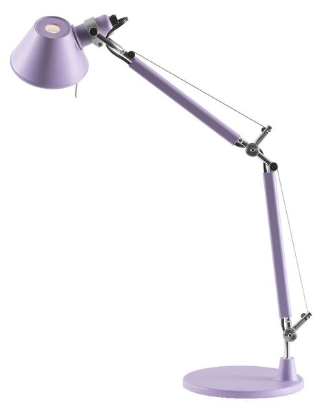 Stolní lampa Artemide, Tolomeo Micro, Fialová, Pracovna, Kov, Design
