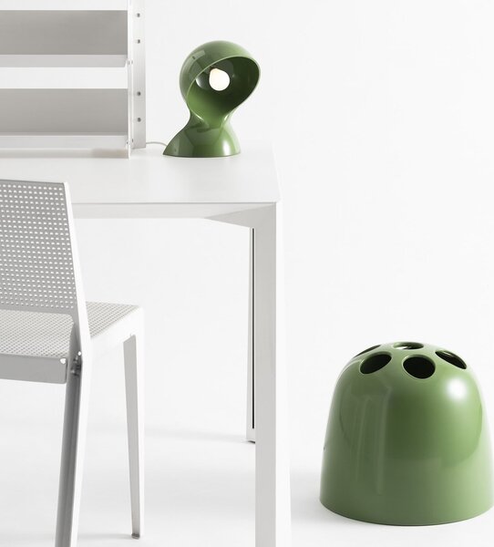 Stolní lampa Artemide, Dalú, Zelená, Obývací pokoj, Plast, Design