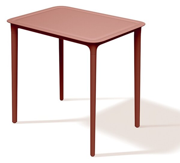 Prosperplast Zahradní jídelní stůl RIMOS 77,5x57,5x74,5 cm červený