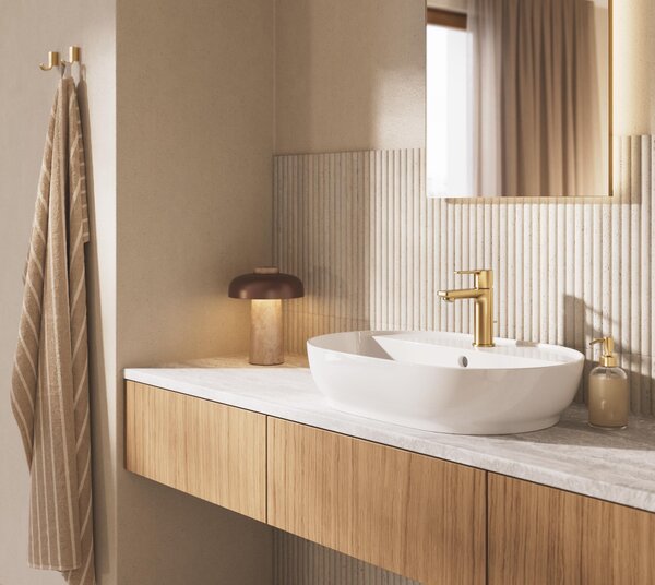 Grohe Lineare umyvadlová baterie stojící Brushed Cool Sunrise 32114GN1