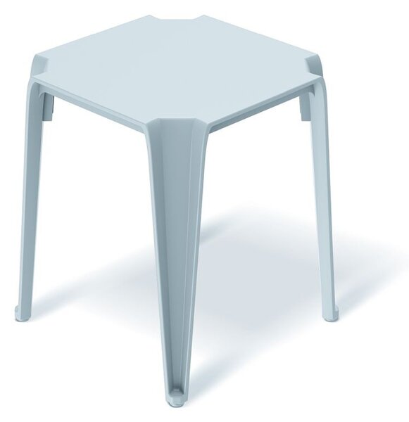 Prosperplast Zahradní odkládací stolek LOTTIES 39,6x39,6x46,5 cm světle šedý