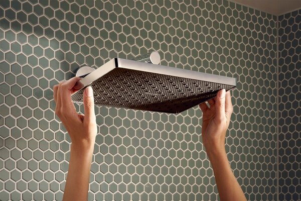 Hansgrohe Activera Q sprchová hlavice 29x18 cm obdélníkový chrom-černá 28739000