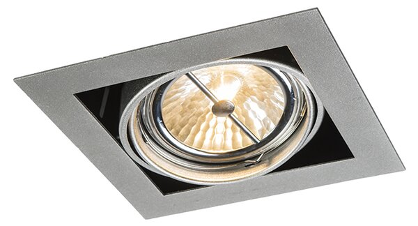 Zapuštěné bodové svítidlo ocel G53 111mm nastavitelné - Oneon
