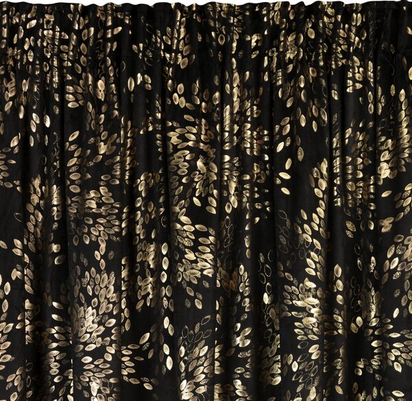 ZATEMŇOVACÍ ZÁVĚS NA PÁSCE FELIS 140X270 CM VZOROVANÁ