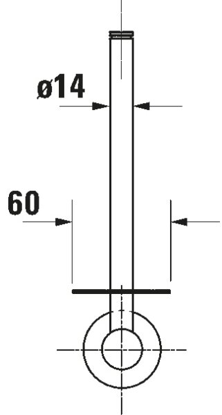 Duravit 99154600 - Držák toaletního papíru D-CODE matná černá