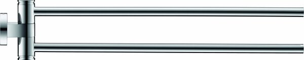 Duravit 99221000 - Nástěnný věšák na ručníky D-CODE 44,7 cm lesklý chrom