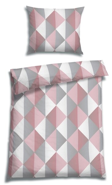 Florella Povlečení Renforcé Siam Silber Rozměr: 70x90 + 140x200 cm